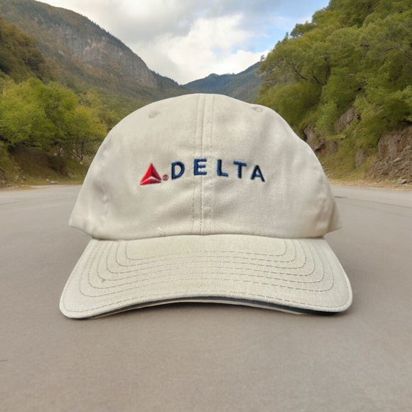 Delta Air Lines Adjustable Baseball Hat One Size Fits Most Collectible New - Picture 13 of 16